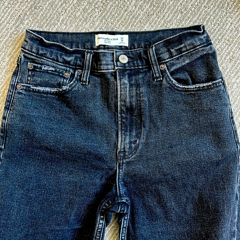 Abercrombie mom high rise jeans